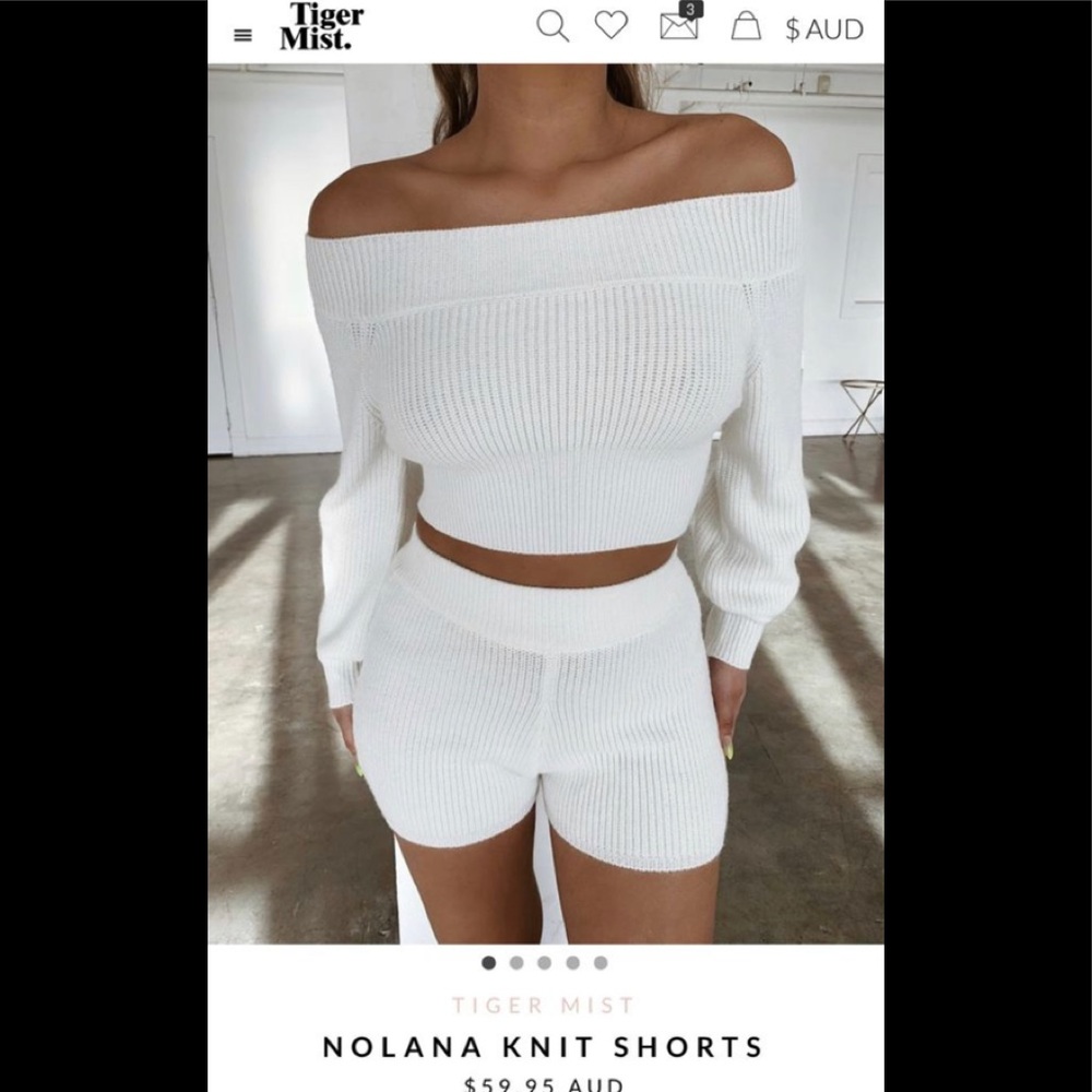 Tiger Mist- Nolana Knit Shorts